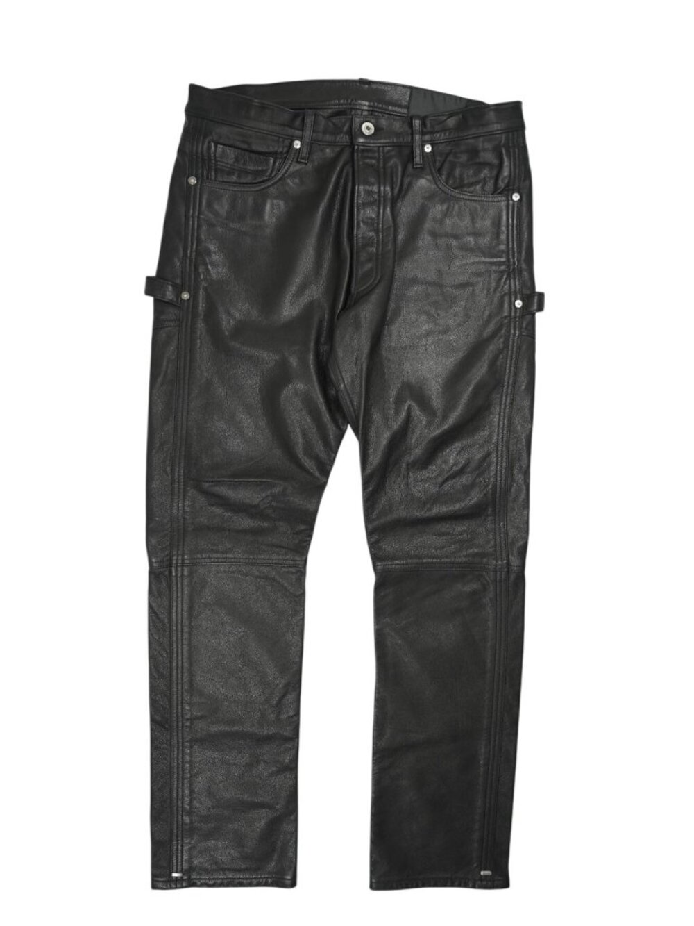 ISWAS P1 Leather Pants in Black